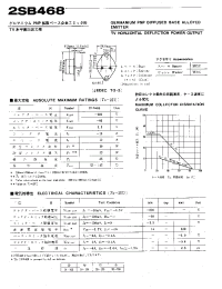 Datasheet 2SB468 manufacturer Неопределенные