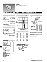 Datasheet 4611K-102-2222BAD manufacturer Неопределенные