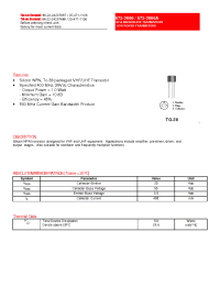 Datasheet 672-3866 manufacturer Неопределенные