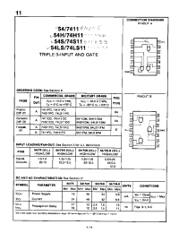 Datasheet 7411DC manufacturer Неопределенные