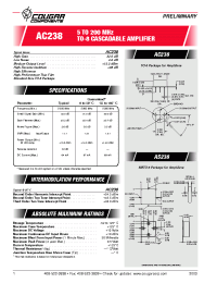 Datasheet AC238 manufacturer Неопределенные