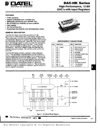 Datasheet DAC-HK12BMC manufacturer Неопределенные