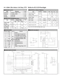 Datasheet DG-12864 manufacturer Неопределенные