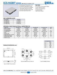 Datasheet ECS-96SMF29A20 manufacturer Неопределенные