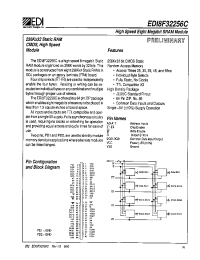 Datasheet EDI8F32256C manufacturer Неопределенные