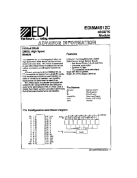 Datasheet EDI8M4512C manufacturer Неопределенные