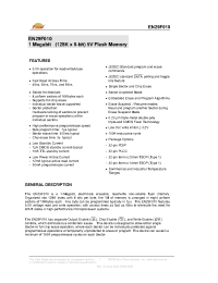 Datasheet EN29F010-70JCP manufacturer Неопределенные