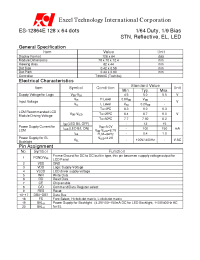 Datasheet ES-12864E manufacturer Неопределенные