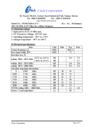 Datasheet FF1842M50-LS72 manufacturer Неопределенные