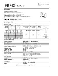 Datasheet FRM8HA-SDC12V manufacturer Неопределенные