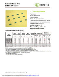 Datasheet FSMD075-1206 manufacturer Неопределенные