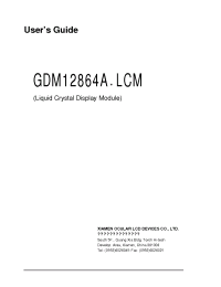 Datasheet GDM12864A manufacturer Неопределенные