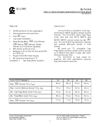 Datasheet GLT41316-30FC manufacturer Неопределенные