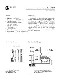 Datasheet GLT7256L08-10TS manufacturer Неопределенные