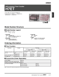 Datasheet H7ET-NV-B manufacturer Неопределенные