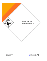Datasheet HAL525SF-E manufacturer Неопределенные