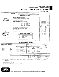 Datasheet HCM1100AF manufacturer Неопределенные