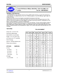 Datasheet HMF2M32B4V-120 manufacturer Неопределенные