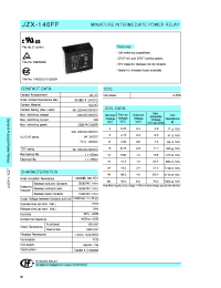 Datasheet JZX-140FF0122ZS manufacturer Неопределенные