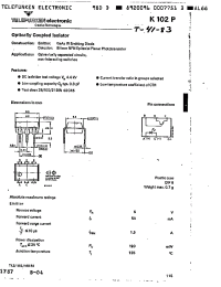 Datasheet K102P1 manufacturer Неопределенные