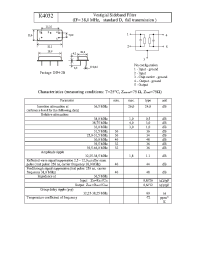 Datasheet K4032 manufacturer Неопределенные