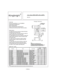 Datasheet KP-3216HC manufacturer Неопределенные
