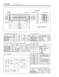 Datasheet LC1625 manufacturer Неопределенные