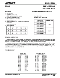 Datasheet M10B11664A manufacturer Неопределенные