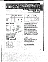 Datasheet MCL2501 manufacturer Неопределенные