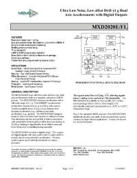 Datasheet MXD2020F manufacturer Неопределенные