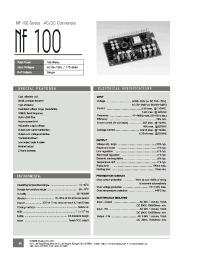 Datasheet NF100 manufacturer Неопределенные