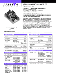 Datasheet NFN40-7607 manufacturer Неопределенные