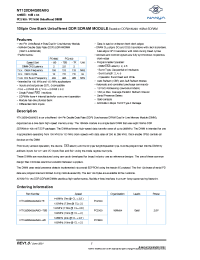 Datasheet NT128D64S88A0G-7K manufacturer Неопределенные