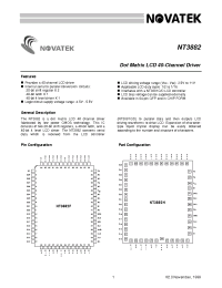 Datasheet NT3882H manufacturer Неопределенные