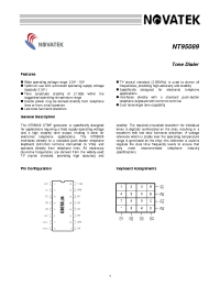 Datasheet NT95089 manufacturer Неопределенные