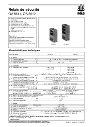Datasheet OA5612 manufacturer Неопределенные