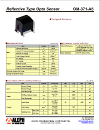 Datasheet OM-371-A8 manufacturer Неопределенные