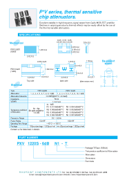 Datasheet PBV1632S-1DBN6-T manufacturer Неопределенные