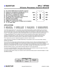 Datasheet QT320-IS manufacturer Неопределенные