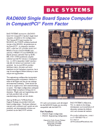 Datasheet RAD6000 manufacturer Неопределенные
