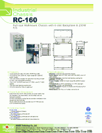 Datasheet RC-160 manufacturer Неопределенные