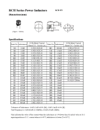 Datasheet RCH180 manufacturer Неопределенные
