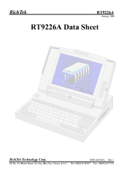 Datasheet RT9226A manufacturer Неопределенные