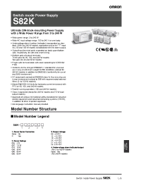 Datasheet S82K-00728 manufacturer Неопределенные