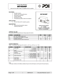 Datasheet S8740240P manufacturer Неопределенные