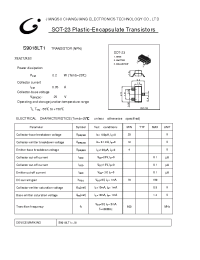 Datasheet S9018LT1 manufacturer Неопределенные