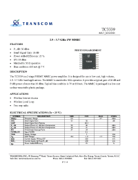 Datasheet TC3339 manufacturer Неопределенные