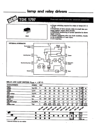 Datasheet TDE1647 manufacturer Неопределенные
