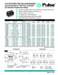 Datasheet TX1189 manufacturer Неопределенные