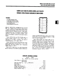 Datasheet UDN6514R manufacturer Неопределенные